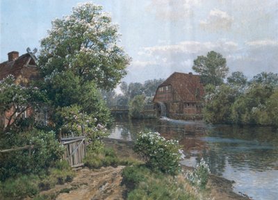 Paisaje de otoño, c.1900 de Carl Christian Schirm